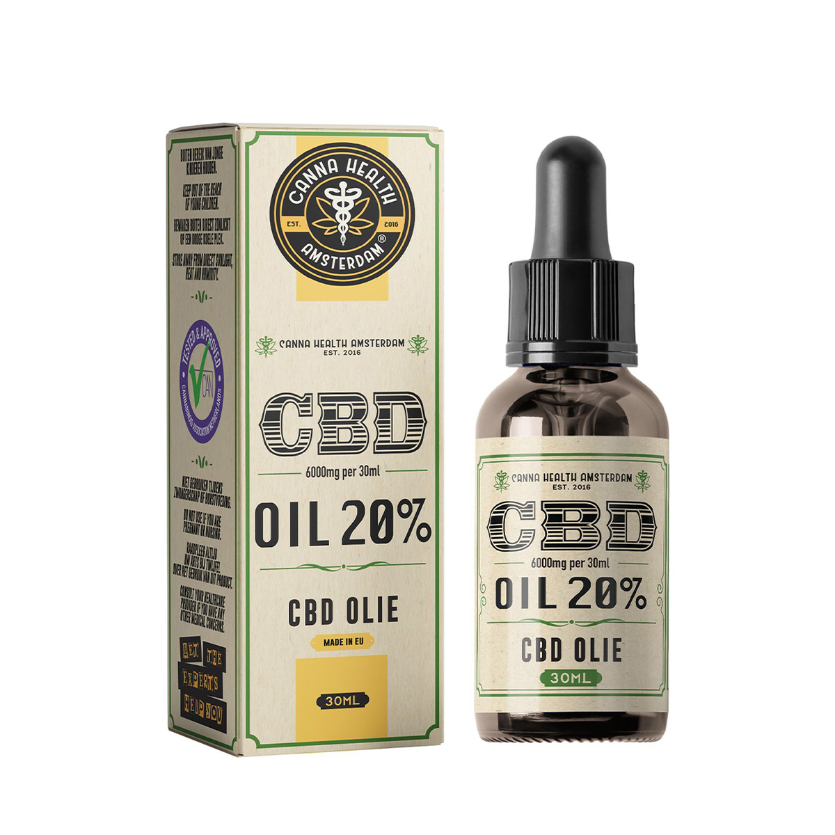 20percent 20% CBD Oil - Canna Health Amsterdam
