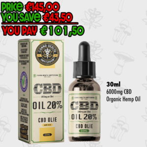 20% CBD-Öl - 6000 mg CBD