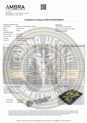 HHC GUMMY: GRÜNER APFEL 100 mg HHC – Bild 2
