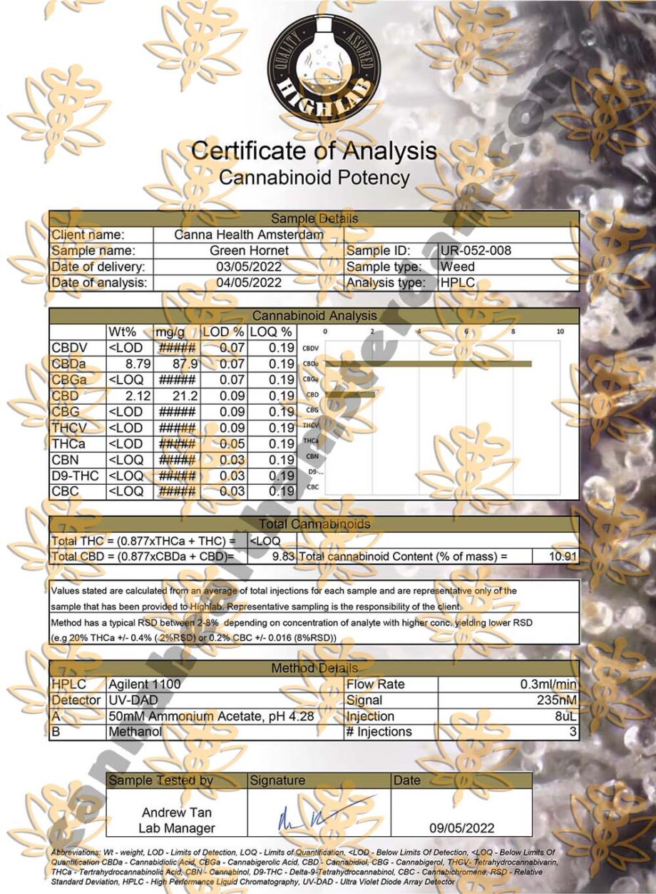 CBD Knospen: Green Hornet – Bild 4