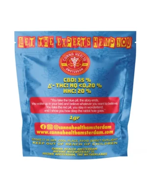 HHC HASH / HASHISH - 0% Δ9-THC, 0% Δ8-THC - 41,7% CBD, 20% HHC - 1G – Bild 2