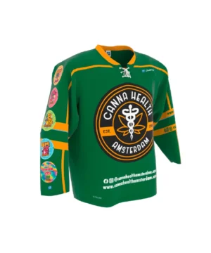 Canna Health Amsterdam Offizielles Eishockeytrikot - Ausgabe 2016-2021 – Bild 2