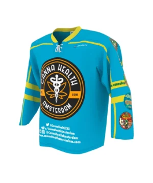 Canna Health Amsterdam Offizielles Eishockeytrikot - Ausgabe 2022 – Bild 4