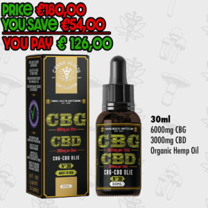 30% CBG CBD Öl - CBG 6000 mg, CBD 3000 mg
