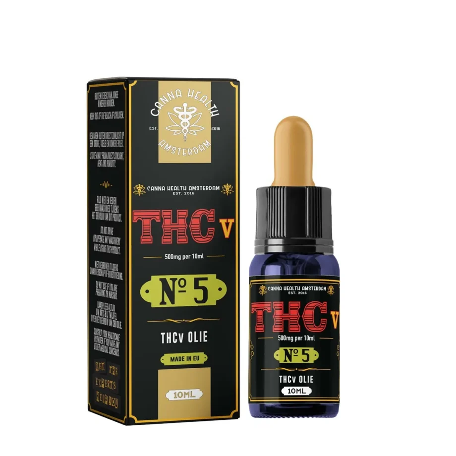 BOX---No5---THCV---10ml THCV Oil - No5 - THCV - 30ml - Canna Health Amsterdam