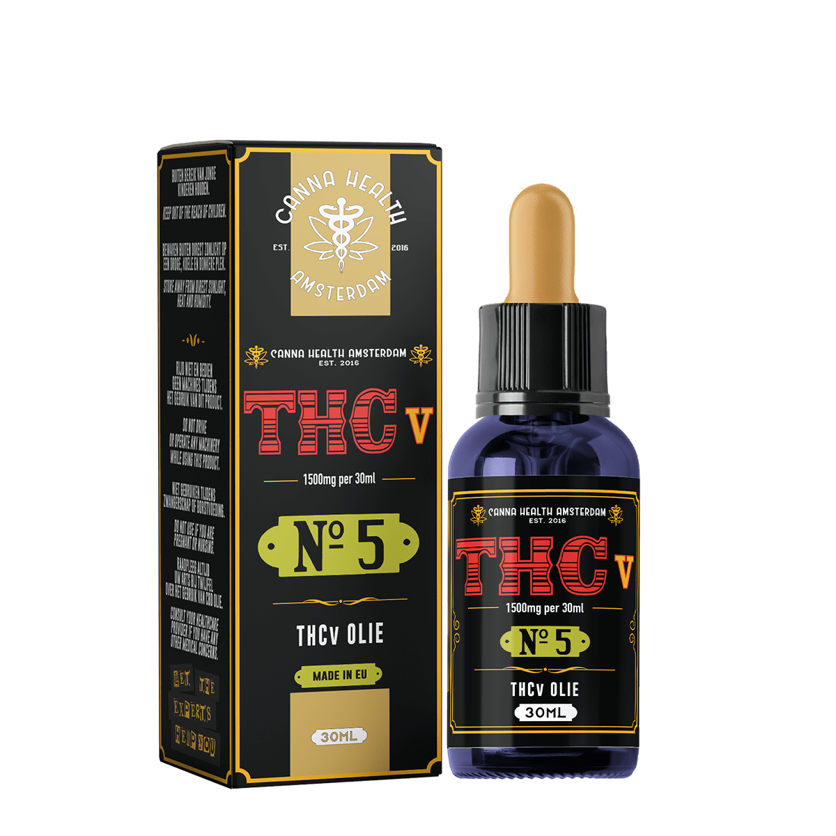 THCV OIL TINCTURE - CANNA HEALTH AMSTETRDAM