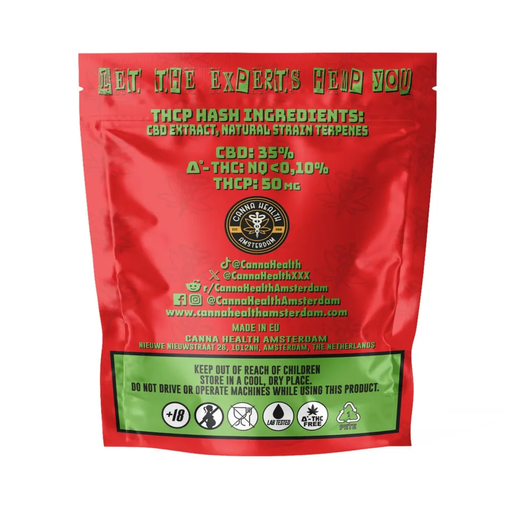 thcp hash info - canna health amsterdam