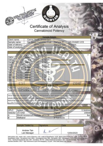 Get Beezy Forbidden Fruit - COA