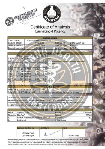 Pineapple Express - CoA