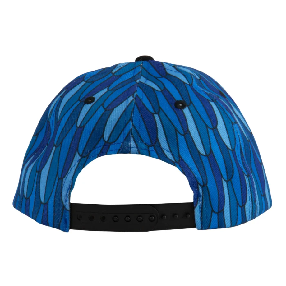 Blue Gold Macaw Federn Snapback-Mütze – Bild 4