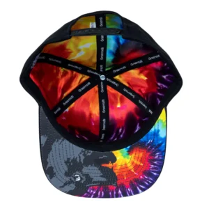 GPaw Tie Dye Schwarze Snapback-Mütze – Bild 2