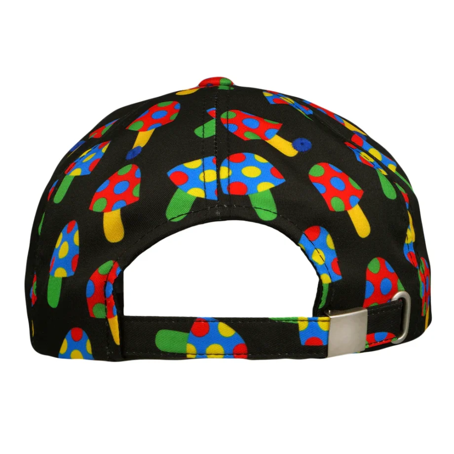 FAB Shrooms Schwarze Dad-Mütze – Bild 6