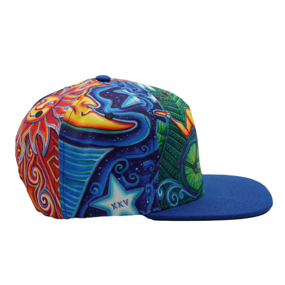 John Speaker Bicycle Day Allover Snapback-Mütze – Bild 5