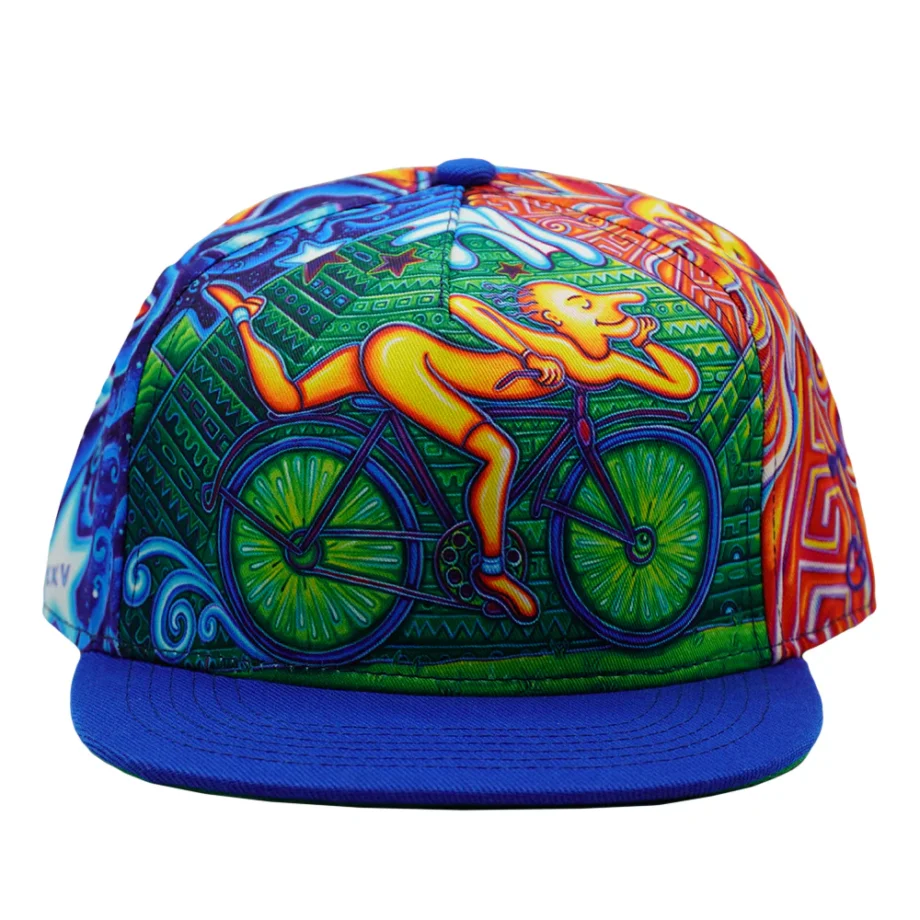 John Speaker Bicycle Day Allover Snapback-Mütze – Bild 3