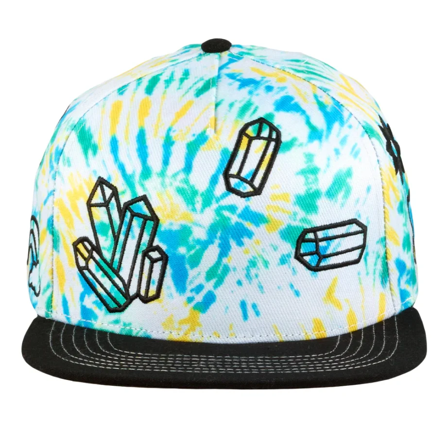 FAB Shapes Tie Dye Snapback-Mütze – Bild 3
