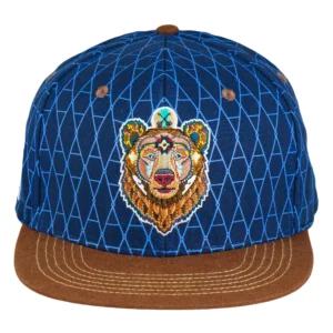 Frank Brothers Brother Bear Blaue Snapback-Mütze – Bild 3
