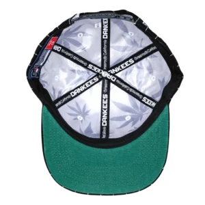 Dankees Schwarze Nadelstreifen Snapback-Mütze – Bild 2