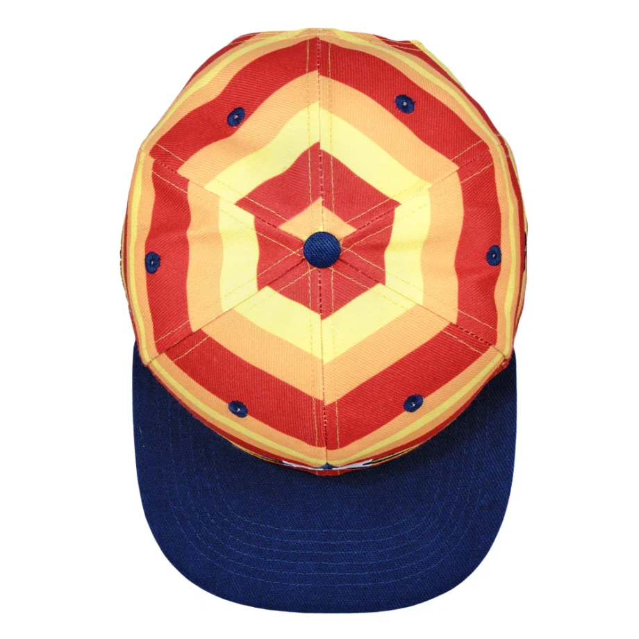 Hashstros Orange Gestreifte Snapback-Mütze – Bild 4