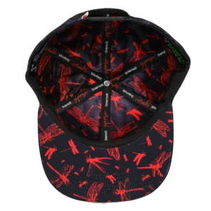 Goose Dragonfly Black Snapback Hat – Bild 5