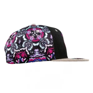 Ellie Paisley Bear Floral Snapback Hat – Bild 2