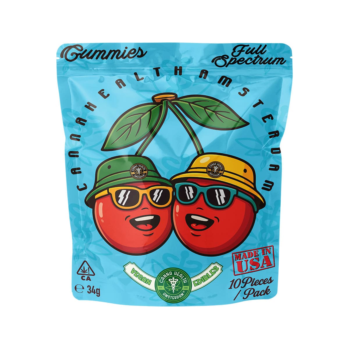 cherry full spectrum-min THC Gummies Cherry