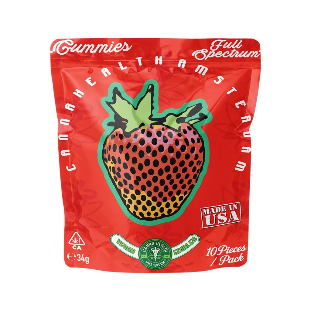 Strawberry THC gummies