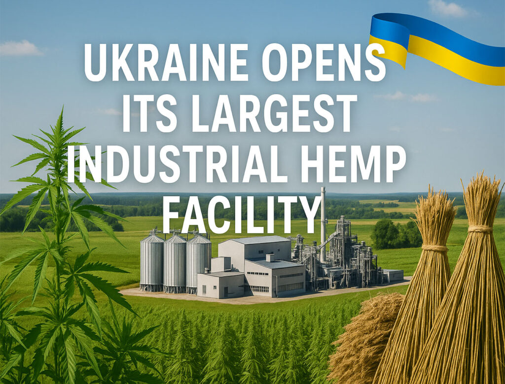 Ukraine Opens Its Largest Industrial Hemp Processing Facility