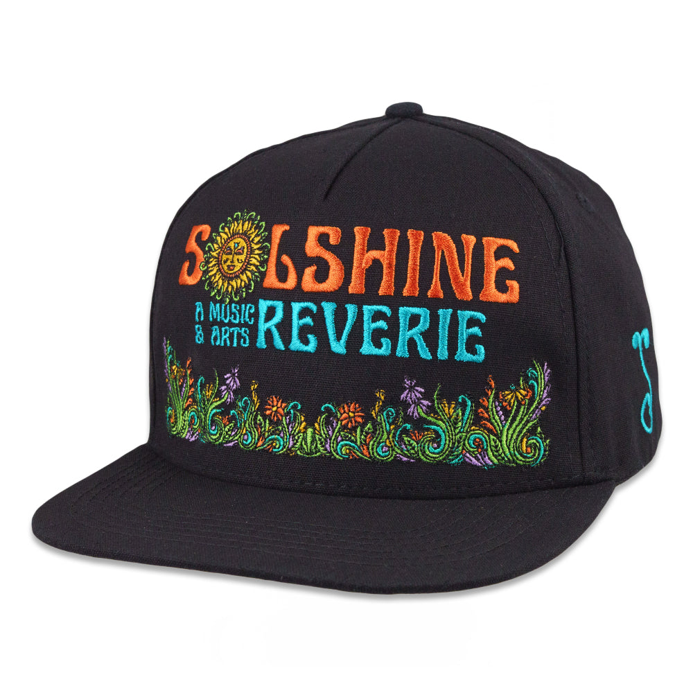 Grassrootsclothing664523d4d3ad06664523d4d3c99.21219494664523d4d3c99 Solshine Reverie Black Snapback Hat – Bild 1