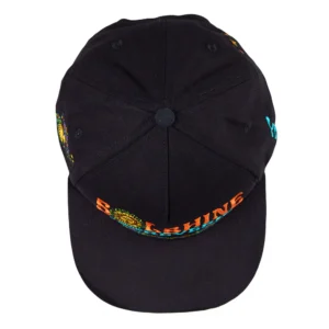 Solshine Reverie Black Snapback Hat – Bild 3