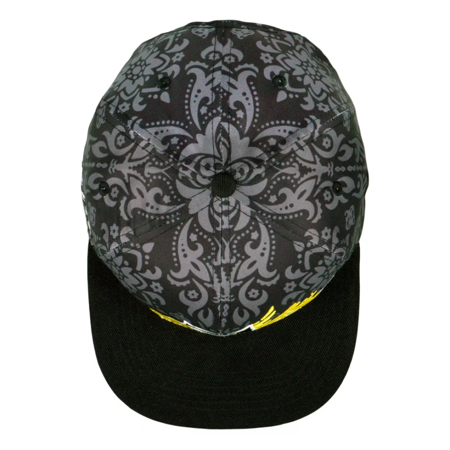 Stylust Paisley Cat Black Snapback Hat – Bild 3