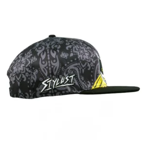 Stylust Paisley Cat Black Snapback Hat – Bild 5