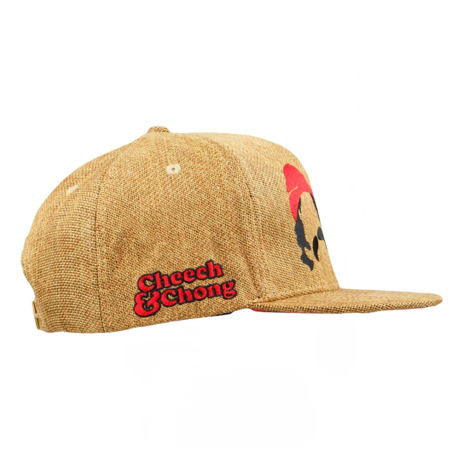 Cheech and Chong Silhouette Tan Snapback Hat – Bild 5