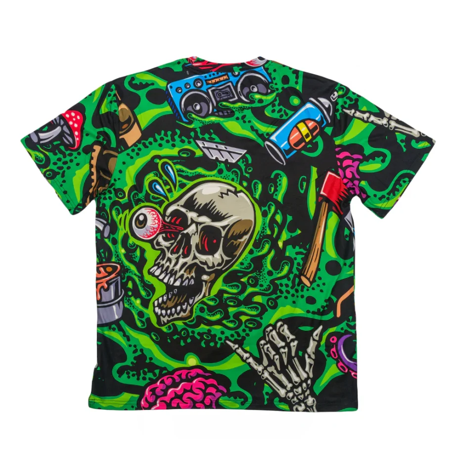 Jimbo Phillips Never Summer Green T Shirt – Bild 2