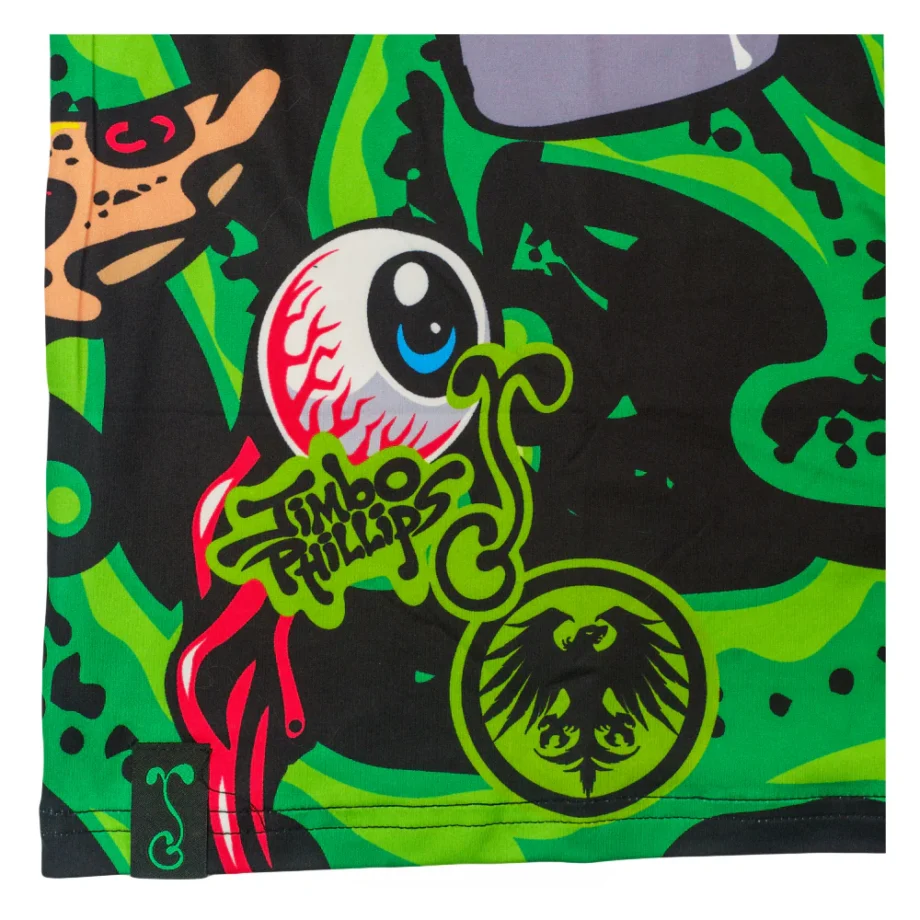 Jimbo Phillips Never Summer Green T Shirt – Bild 3