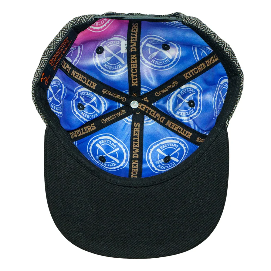 Kitchen Dwellers Black Snapback Hat – Bild 6