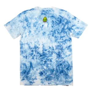 KILLER ACID MUSHROOM BLUE TIE DYE T SHIRT – Bild 4