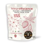 NEUROBALANCE GUMMY: STRAWBERRY – NOOTROPIC + CBG 250mg