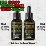 CBG and CBN Oil Bundle No.15 – Award-Winning Cannabinoid Oils